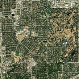Farmers Branch High Resolution Satellite Map