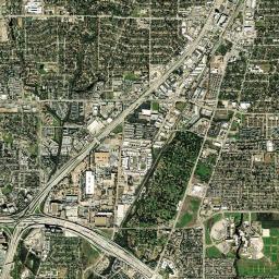Richardson High Resolution Satellite Map