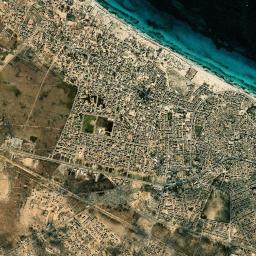 Zuwārah High Resolution Satellite Map