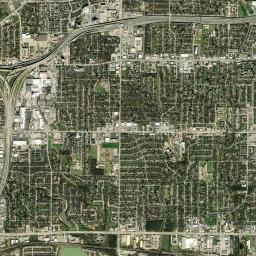 Hurst High Resolution Satellite Map