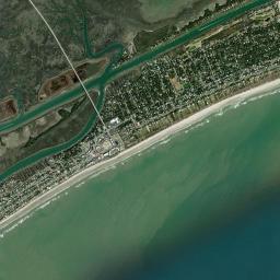 Isle of Palms High Resolution Satellite Map