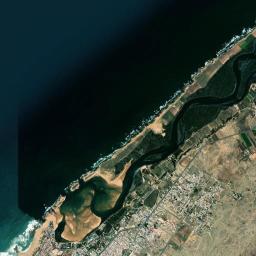 Oualidia High Resolution Satellite Map