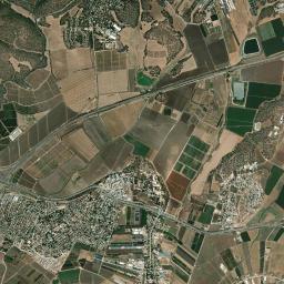 Ramat Yishay High Resolution Satellite Map