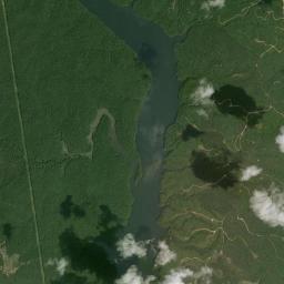 Aerial view of River Near Lake Martin