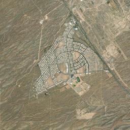 San Manuel High Resolution Satellite Map