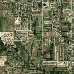 Glenn Heights High Resolution Satellite Map