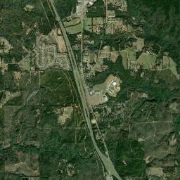 Pine Level High Resolution Satellite Map