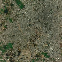 Gujrat High Resolution Satellite Map