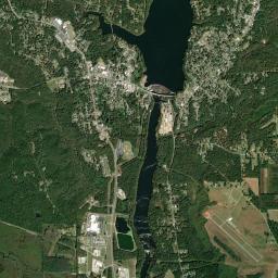 Tallassee High Resolution Satellite Map