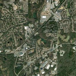 Muscogee County High Resolution Satellite Map