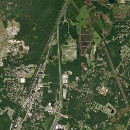 Ridgeland High Resolution Satellite Map