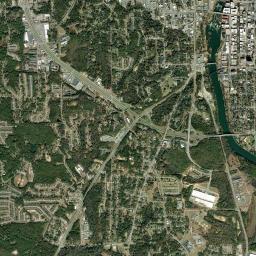 Phenix City High Resolution Satellite Map