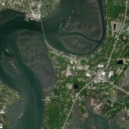 Beaufort High Resolution Satellite Map