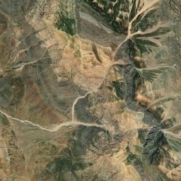 Kuhrang High Resolution Satellite Map