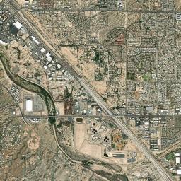 Flowing Wells, AZ locator map