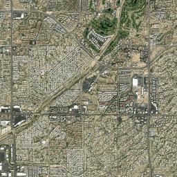 Flowing Wells, AZ locator map