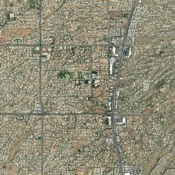 7303-7501 North Westward Look Drive Satellite Map