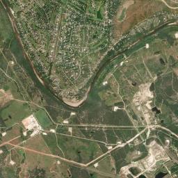 Pecan Plantation High Resolution Satellite Map