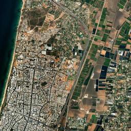 Netanya High Resolution Satellite Map