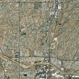 Casas Adobes High Resolution Satellite Map