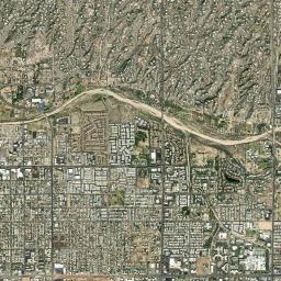 Tucson, AZ locator map