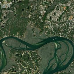 Bluffton High Resolution Satellite Map