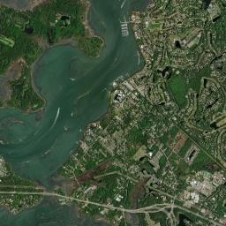 Hilton Head High Resolution Satellite Map