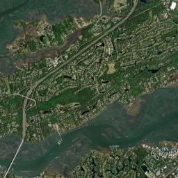 Hilton Head Island High Resolution Satellite Map