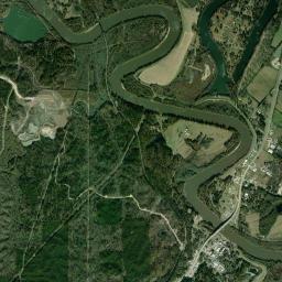 Columbia High Resolution Satellite Map