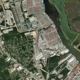 Garden City High Resolution Satellite Map