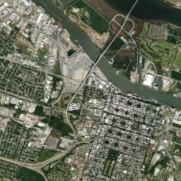 Savannah, Georgia map(satellite map)