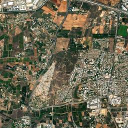 Ness Ziona High Resolution Satellite Map