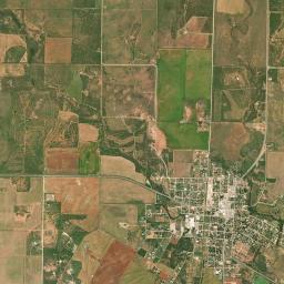 Bronte, TX locator map