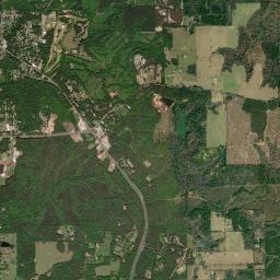 Rusk, TX locator map