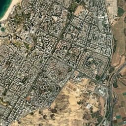 Ashdod High Resolution Satellite Map