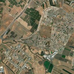 Gan Yavne High Resolution Satellite Map