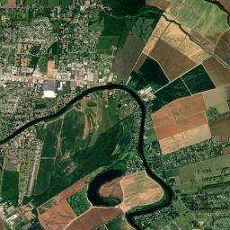 Vienna Bend High Resolution Satellite Map