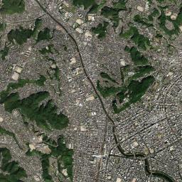 Kagoshima Shi High Resolution Satellite Map
