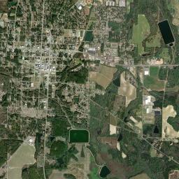 Sylvester High Resolution Satellite Map