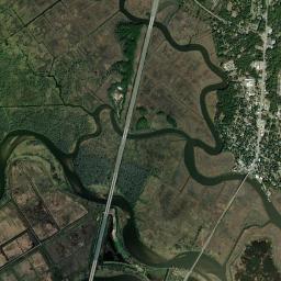 Darien High Resolution Satellite Map