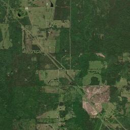 Aerial view of Large area between Crockett