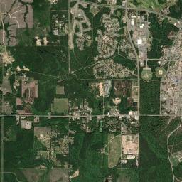 Fort Polk South High Resolution Satellite Map