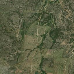 Aerial view of Hinton Creek