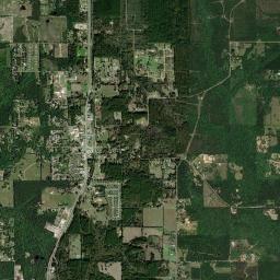 Rosepine High Resolution Satellite Map