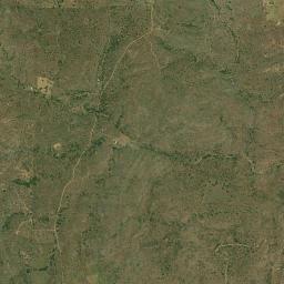 Aerial view of Fly Gap Road pegmatites