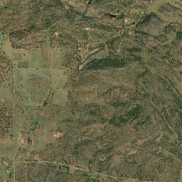 Aerial view of Llanite Roadcut on Highway 16