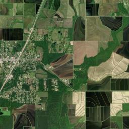 Oberlin High Resolution Satellite Map