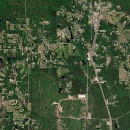 Saucier High Resolution Satellite Map