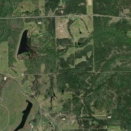 Aerial view of Gibbons creek