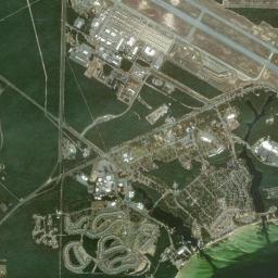 Eglin Air Force Base High Resolution Satellite Map
